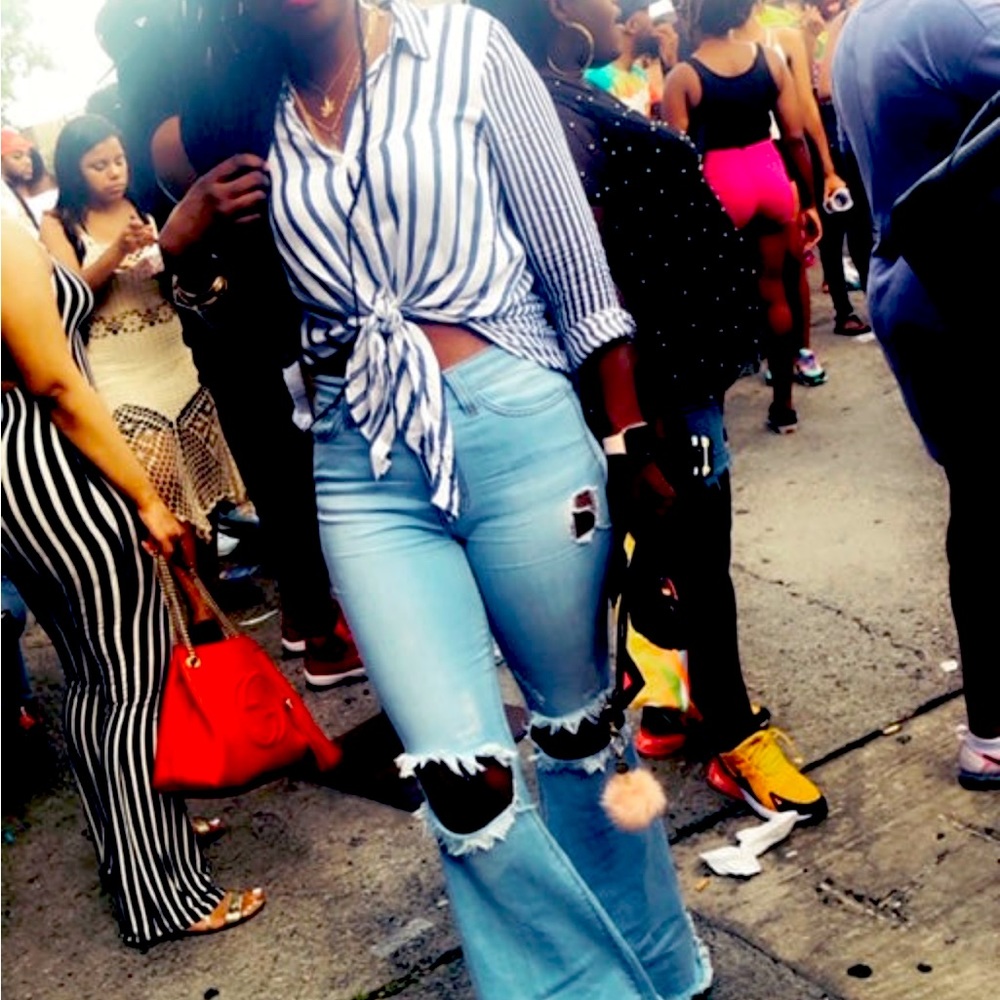 Flare leg jeans